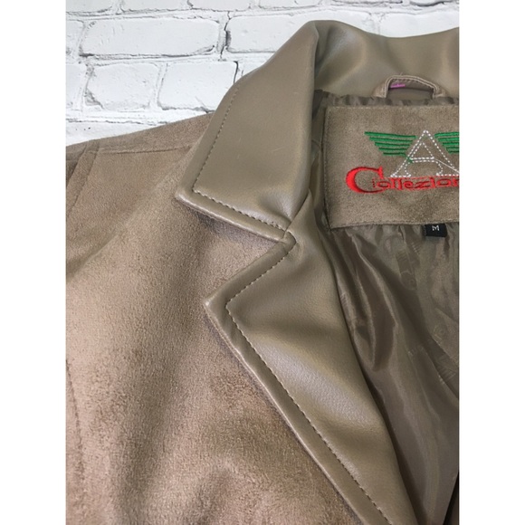 Vintage Armani Collezioni Taupe Suede Jacket - Picture 7 of 15